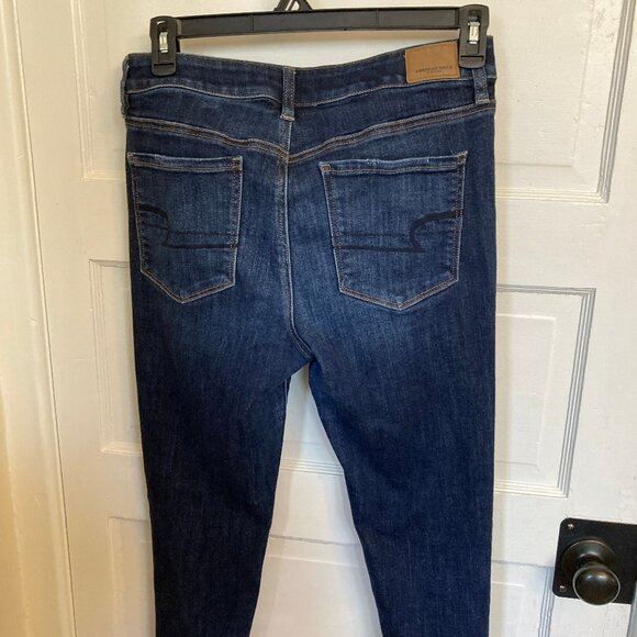 104 American Eagle Super Super Stretch Jeggins Size 12 Short Hi-Rise EUC - Picture 7 of 14